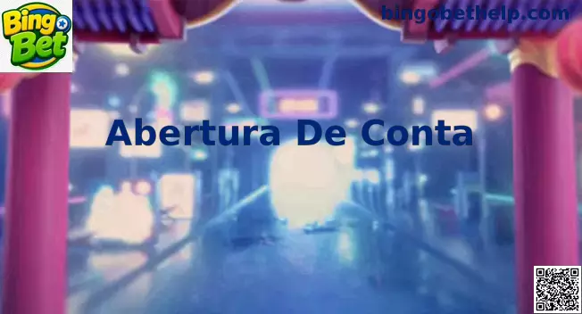 Interface de Abertura de Conta no Bingo Bet Brasil